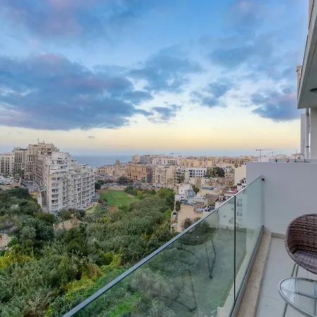 Valley & Sea Views With Furnished Bbq Balcony 公寓 Saint Julian's