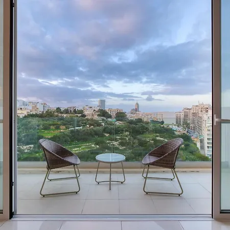 Valley & Sea Views With Furnished Bbq Balcony Saint Julian's